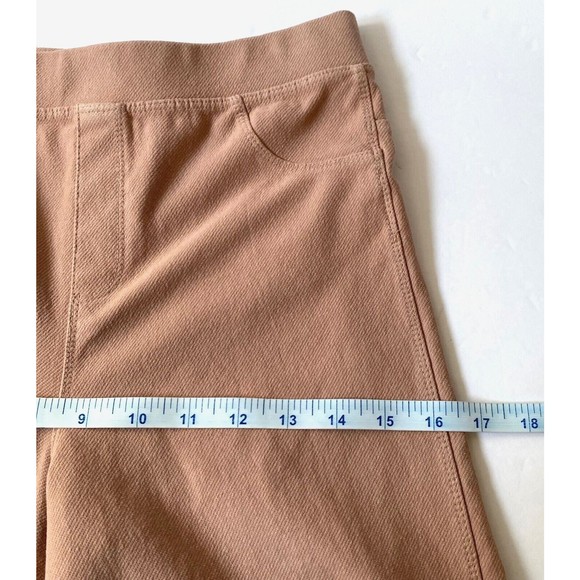 Zara Pants Women's Junior Size 11 - 12 Mauve Pink Wide Leg Crop Stretchy Pull On - Picture 13 of 16